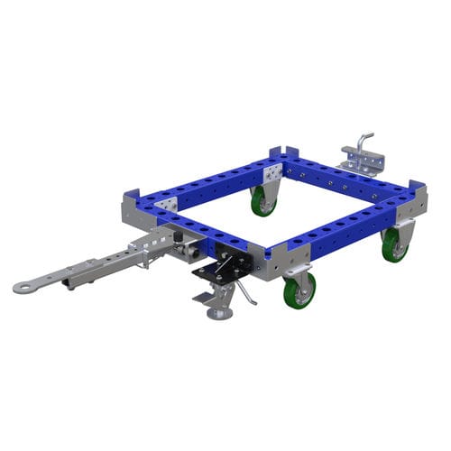 Тележка перегрузочная Q-100-0995металлическая с поворотными роликами