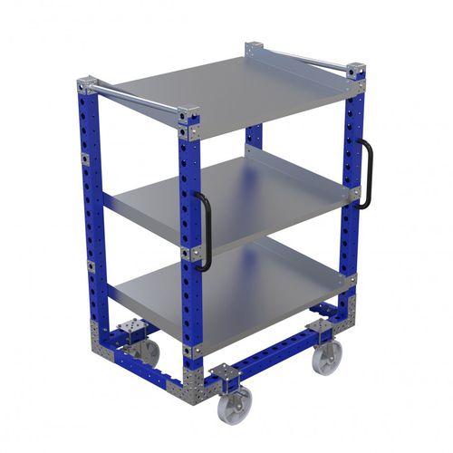 Тележка погрузочно-разгрузочная Q-100-0281металлический3-уровневыйконтейнер