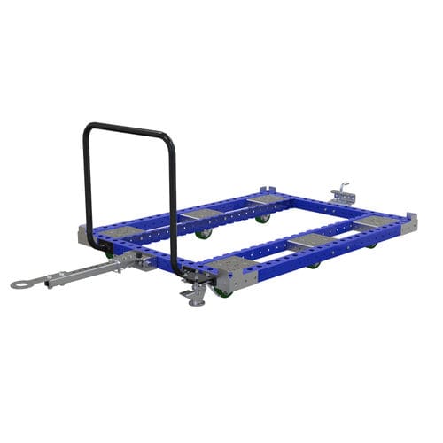 Тележка перегрузочная Q-100-0606металлическаяполупогрузчикшестиколесная