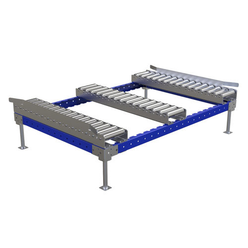 Конвейер роликовый Q-100-0907горизонтальныйдля ящиковдля контейнеров