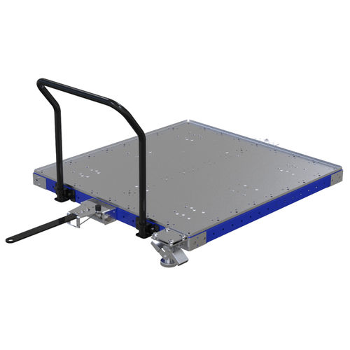 Тележка перегрузочная Q-100-0987металлическаяполопогрузчикшестиколесная