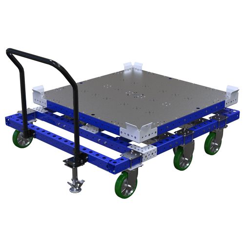 Тележка перегрузочная Q-100-1793металлическая платформаконтейнер