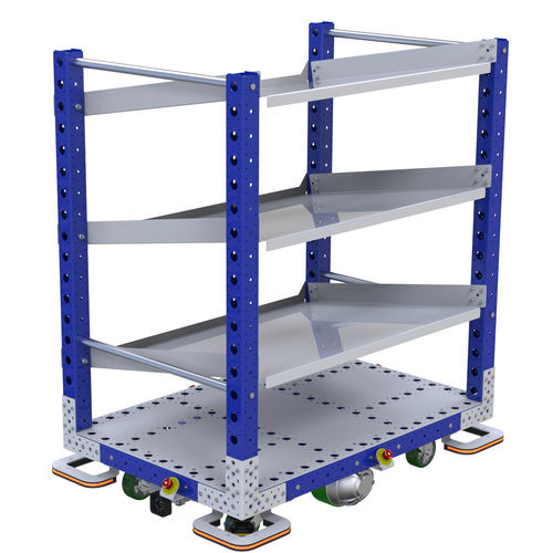 Транспортная тележка Q-041-0022 полочная моторизованная