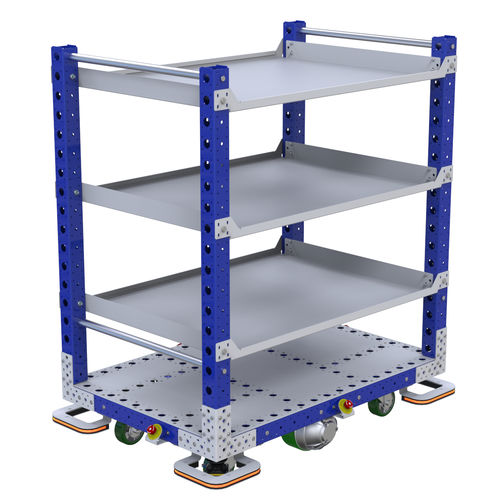 Тележка для мастерской Q-041-0024полочная с электроприводом