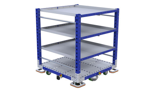 Полочная тележка Q-041-0029механизированная