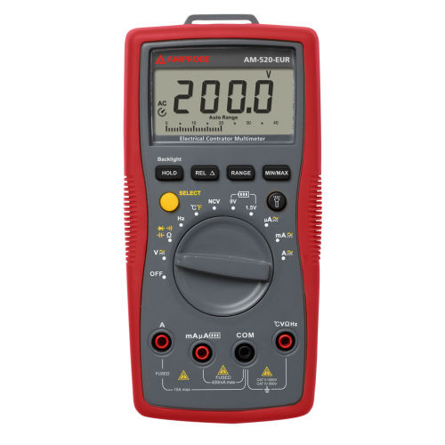 Цифровой мультиметр AM-520-EURпортативныйcat IIIcat IV