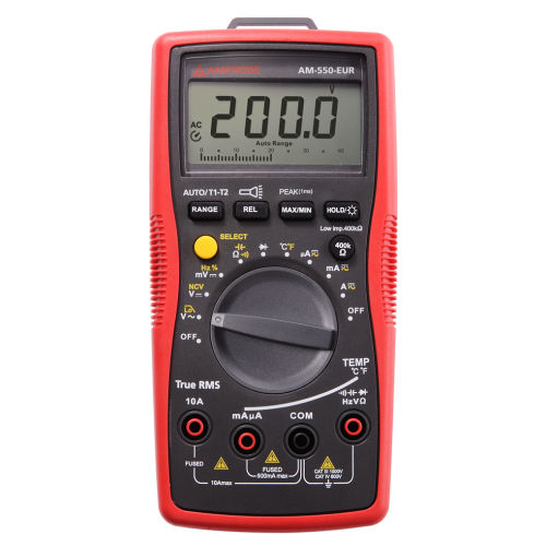 Цифровой мультиметр AM-550-EURпортативныйcat IIIcat IV