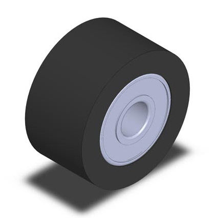 Направляющий ролик серии CBD-URиз сталипластикас шарикоподшипником