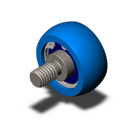Bearing wheel type roller TCN-200905-1603R-Cnylon