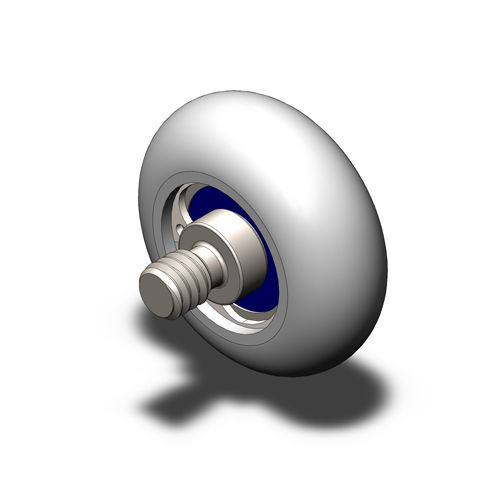 Bearing wheel type roller TRR7-200804-1602R-Csteelpolyurethane