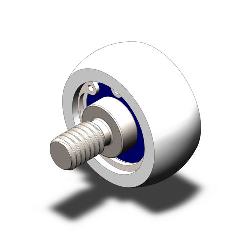 Bearing wheel type roller TCU-200905-SS1603R-Cplastic