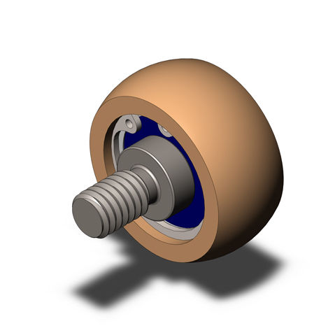 Bearing wheel type roller TCE-200905-SS1603R-Cplastic
