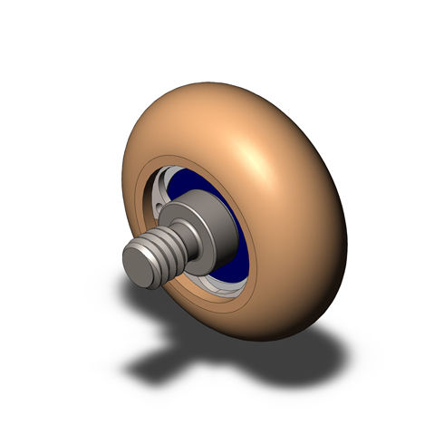 Bearing wheel type roller TRE-200804-SS1602R-Cplastic