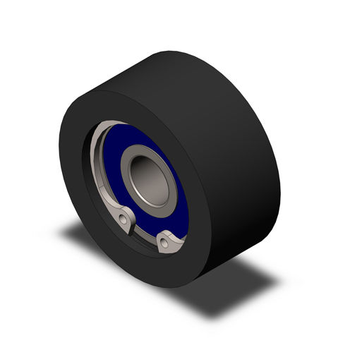 Bearing wheel type roller TFP-200905-1603Rsteelpolyacétal