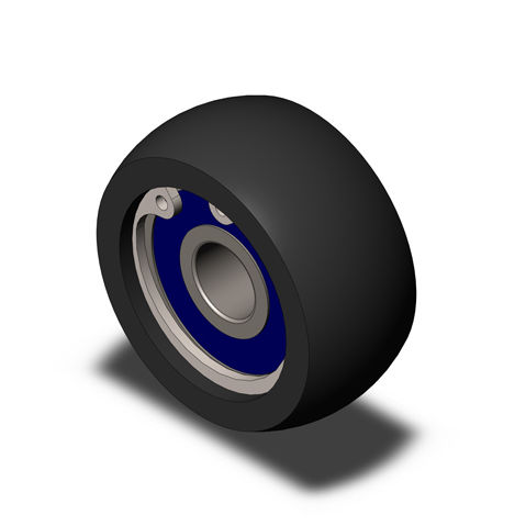 Bearing wheel type roller TCP-200905-1603Rsteelpolyacétal