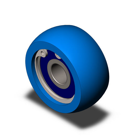 Bearing wheel type roller TCN-200905-1603Rnylon