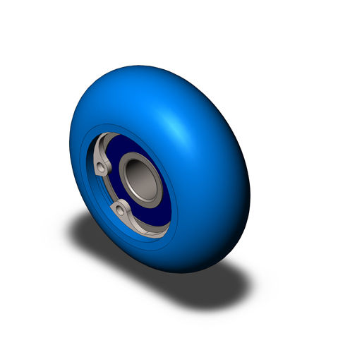 Bearing wheel type roller TRN-200804-1602Rnylon