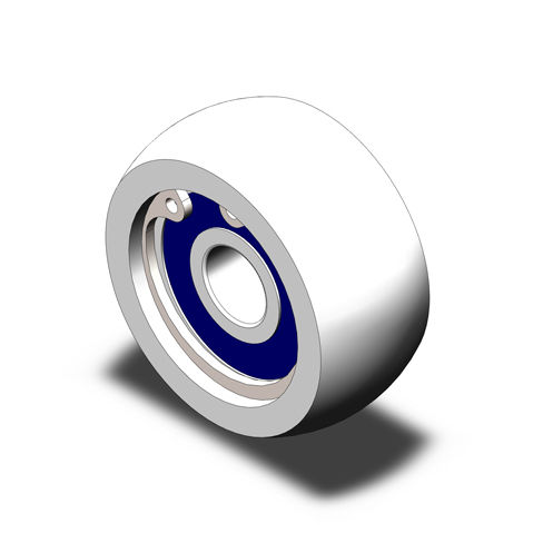 Bearing wheel type roller TCU-200905-SS1603Rplastic
