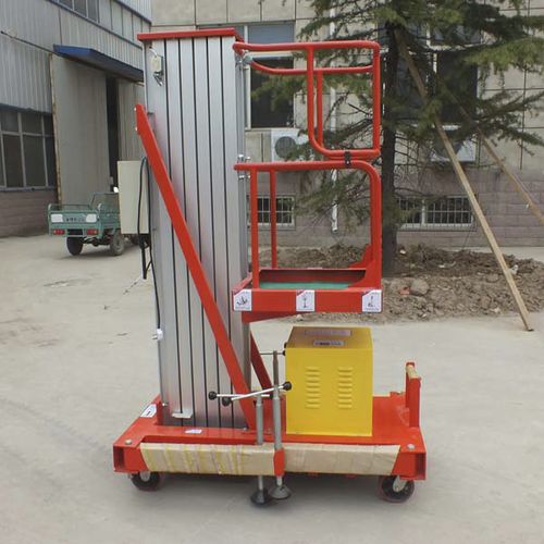 Колесный мачтовый подъемник серии A600электрическийкомпактный для внутреннего использования