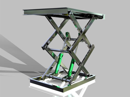 Стационарный ножничный подъемник a5002гидравлическийдля внутреннего и наружного применениядля промышленного применения