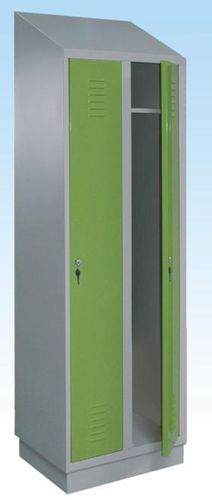 Ventilated locker for the food industry