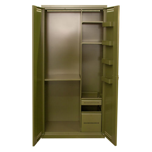 Storage cabinet floor-mounteddouble-doormilitary-grade