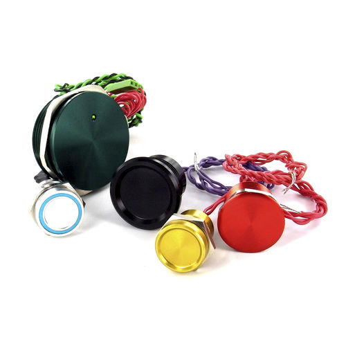 Кнопочный переключатель со светодиодной подсветкой серии LUPOпьезоэлектрическийIP69KIP68