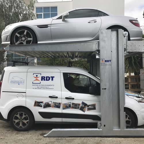 Раздвижная парковочная платформа DOUBLER2 уровня