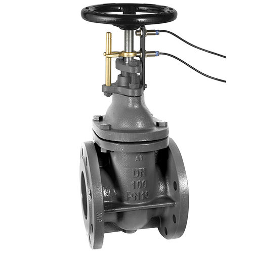 Задвижка MP 125NPROX рычаг с маховикомэлектрический