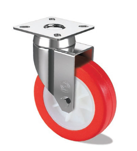 Поворотный ролик FM S5X GPОпорная плитаполиуретаннержавеющая сталь