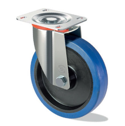 Поворотный ролик U S10 GPОпорная плитаэластичная резинас шарикоподшипником