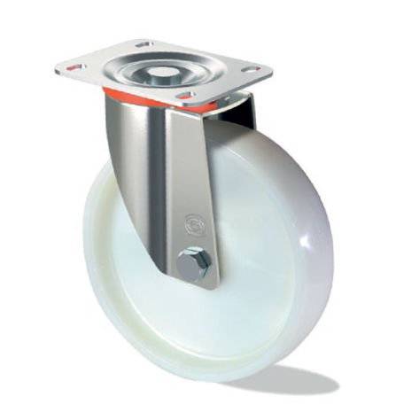 Поворотный ролик N S10 GPоснование пластинанейлонпрессованная сталь