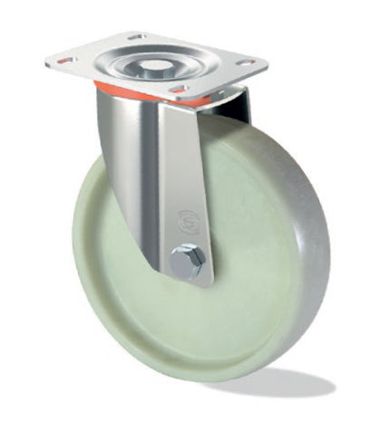 Поворотный ролик NV S10 GPоснование пластинанейлонпрессованная сталь