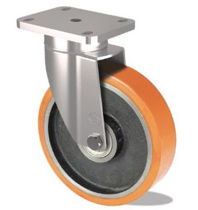 Поворотный ролик V S20 GPОпорная плита из полиуретанас шарикоподшипником