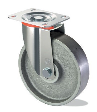 Поворотный ролик H S10 GPоснование чугун, прессованная сталь