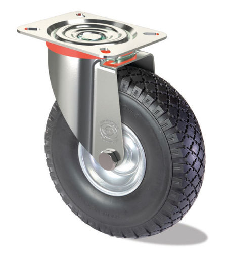 Поворотный ролик PF1 S10 GPОпорная плитаполиуретанпрессованная сталь