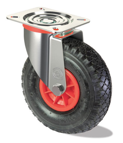 Поворотный ролик PP S10 GPОпораиз штампованной сталис шарикоподшипником