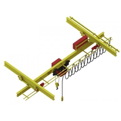 Single-girder overhead crane with hoisthanging