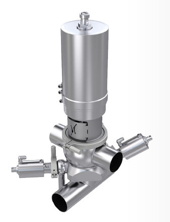 Valve with membrane MDpneumaticshut-offmix-proof