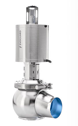 Plug valve SApneumaticshut-offfor liquid food products and beverages