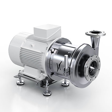 Pump for hygienic applications H1CP for food productswith electric motornormal priming