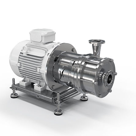 Pump for hygienic applications HMCP for food productswith electric motorradial