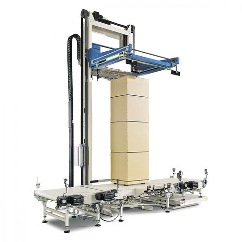 Fully-automatic strapping machine EVOLUTION SoniXs MS-6-Hfor production lineshorizontal