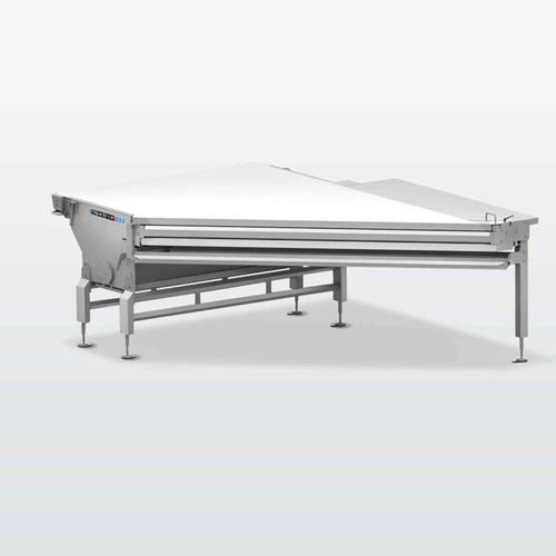 Belt conveyor horizontalwith adjustable slopefor the food industry