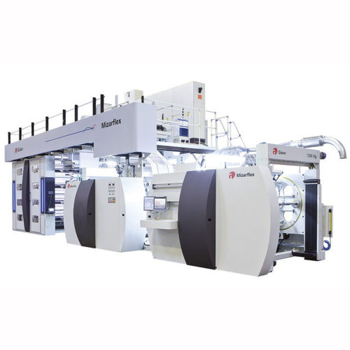 Штапельная флексографская машина серии MIZARFLEXвосьмикрасочнаяшестикрасочнаячетырехкрасочная