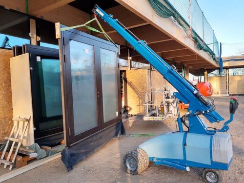 Mobile mini crane Winlet Lasius telescopicliftinghandling