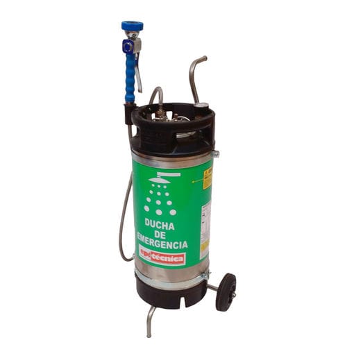 Мобильный душ 6060EVO-Cсо станцией для промывки глазс бакомдля лабораторий