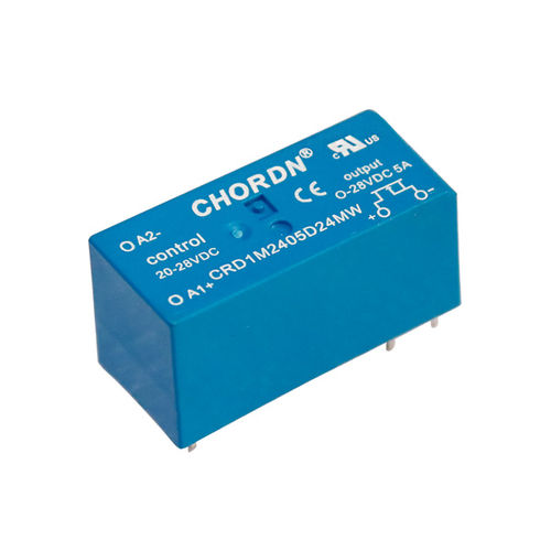 Твердотельное реле 24 В пост. тока CRD1M SERIESтонкоедля печатной платыВыход постоянного тока