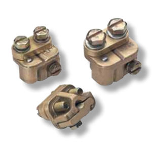 Механический зажим, беспаечная клемма 02580, неизолированная, латунь