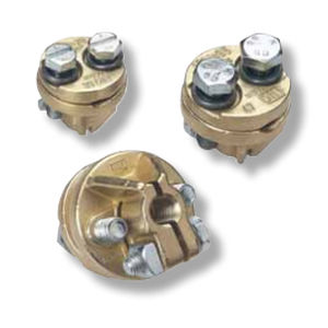 Механический зажим, беспаечная клемма 02583, неизолированная, латунь